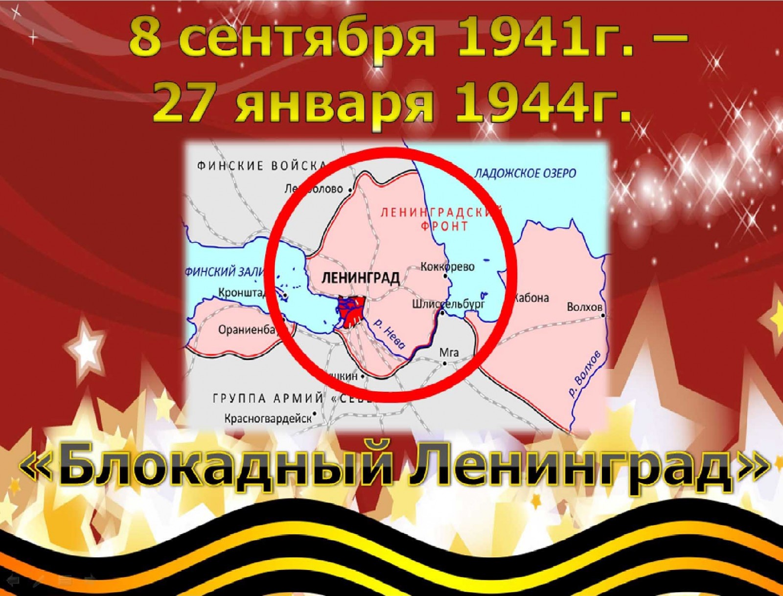 День снятия блокады Ленинграда презентация